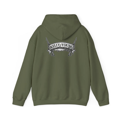 Speargun Shark Hooded Sweatshirt