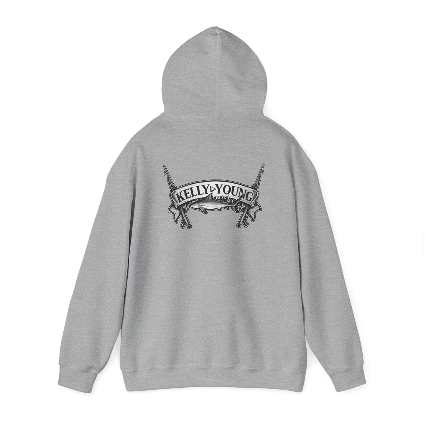 Speargun Shark Hooded Sweatshirt