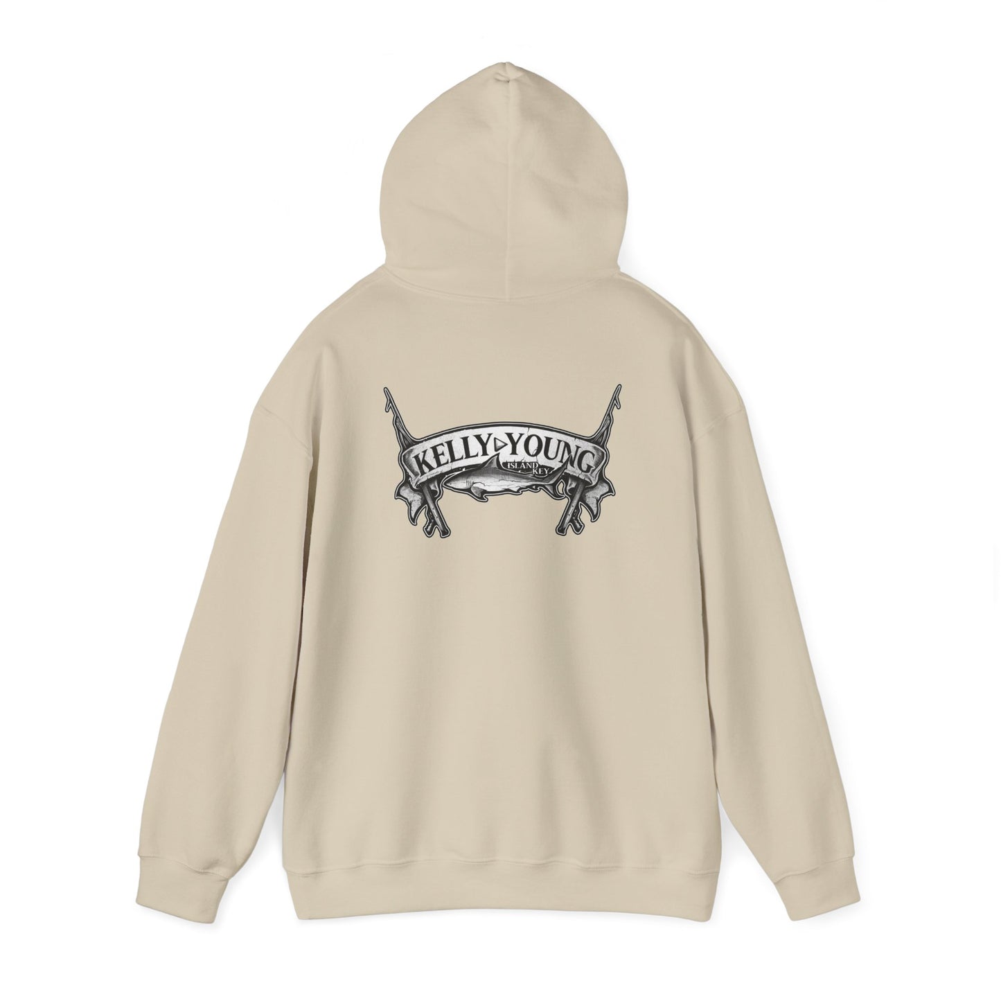 Speargun Shark Hooded Sweatshirt