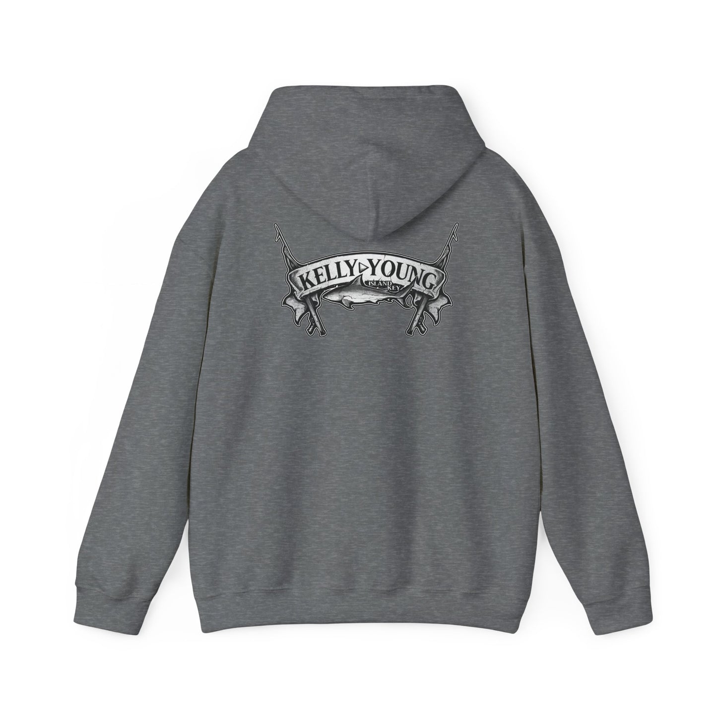 Speargun Shark Hooded Sweatshirt