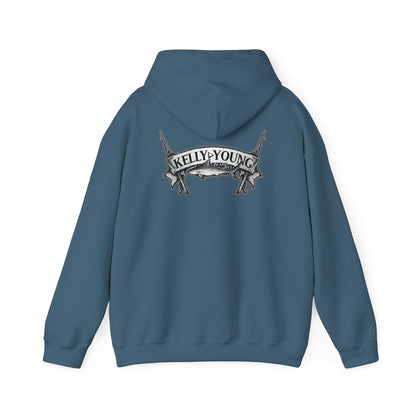 Speargun Shark Hooded Sweatshirt