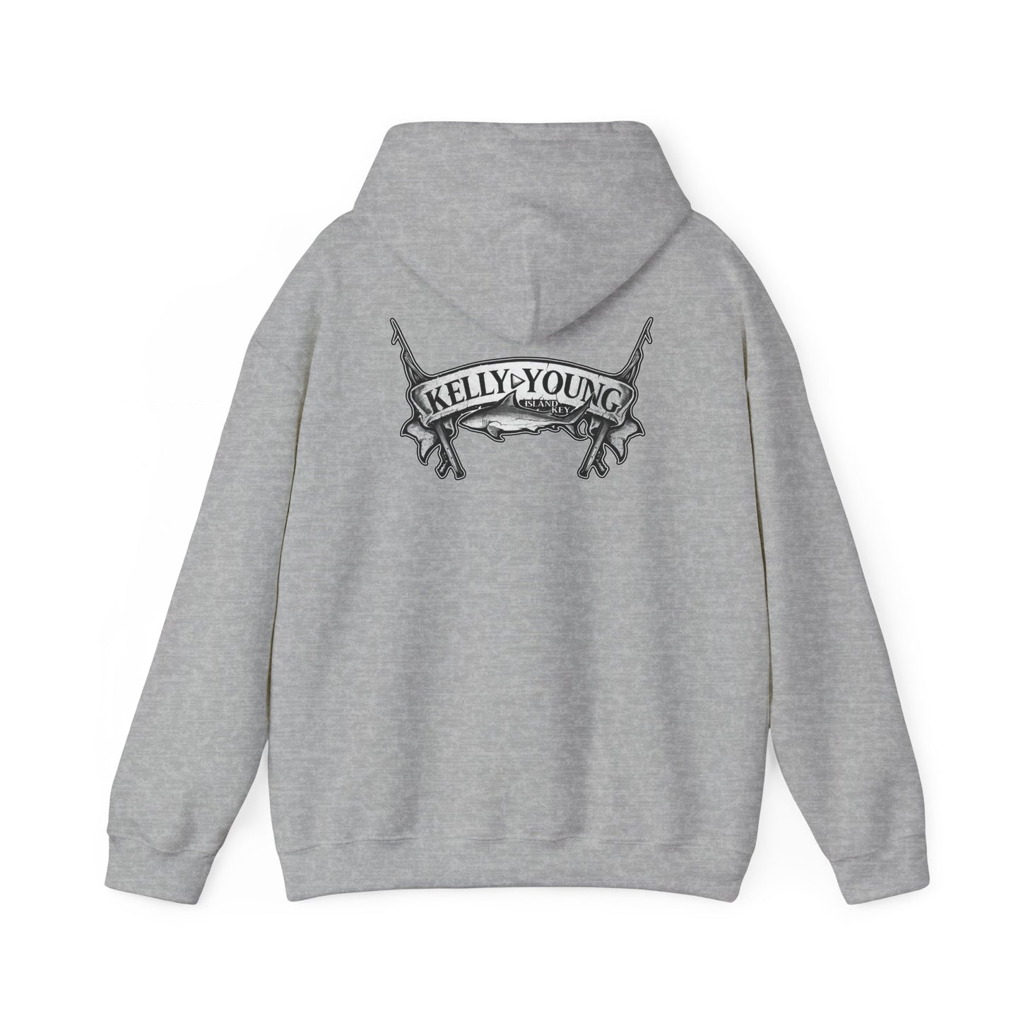 Speargun Shark Hooded Sweatshirt